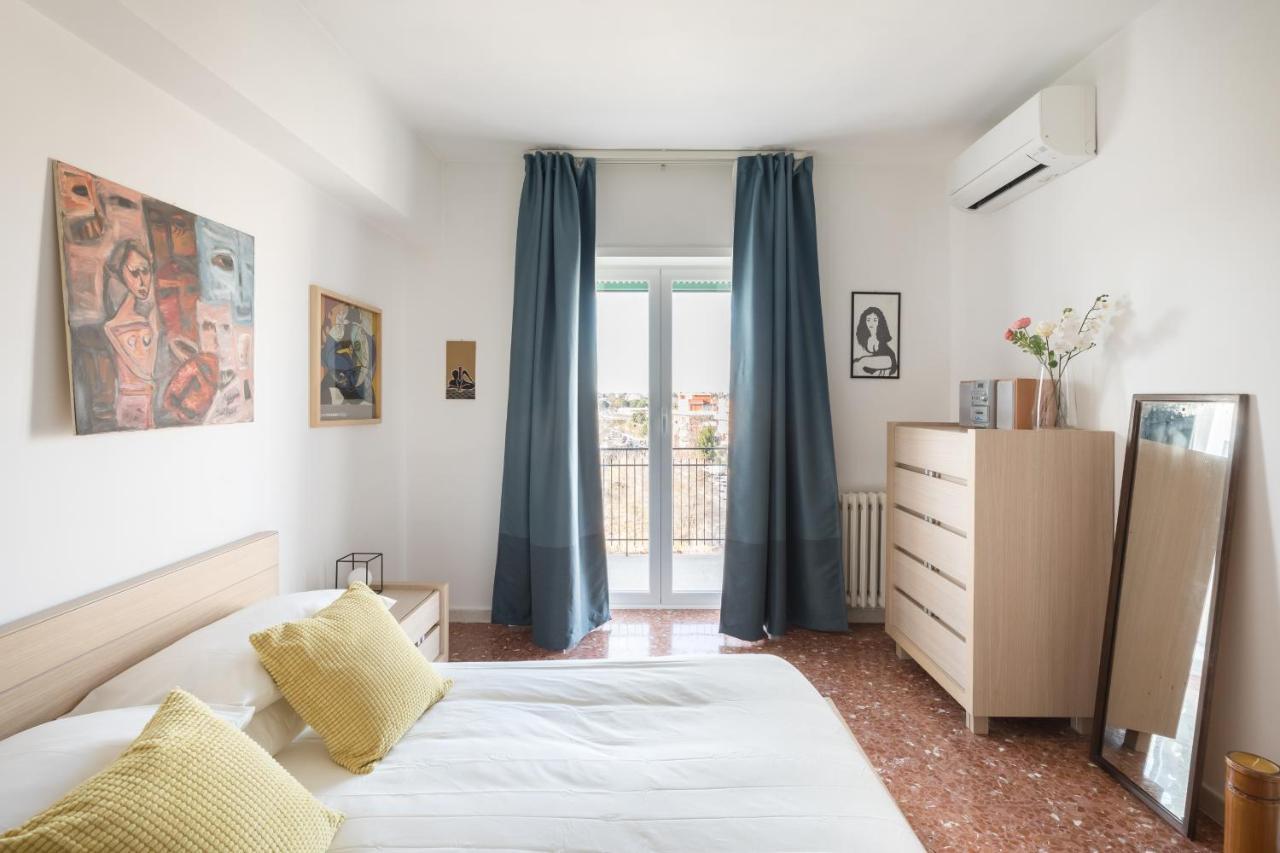 Amoretti Apartment, 6 Persone, 3 Camere, 2 Bagni, Balcone, Wi-Fi, Metro B Monti Tiburtini Róma Kültér fotó