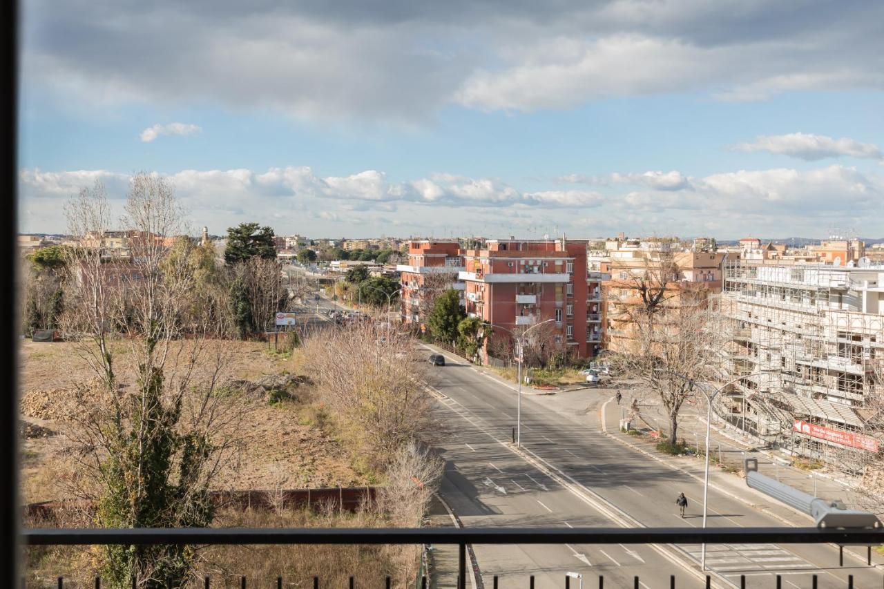 Amoretti Apartment, 6 Persone, 3 Camere, 2 Bagni, Balcone, Wi-Fi, Metro B Monti Tiburtini Róma Kültér fotó